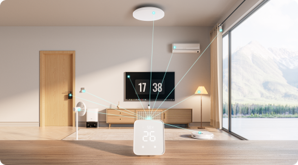 SwitchBot Termómetro Higrometro, Medidor de Humedad Interior por Bluetooth para el Hogar, Sensor de Temperatura con Control por App, Gran Pantalla LCD, Alertas de Notificación, Exportación de 2 Años de Almacenamiento de Datos.