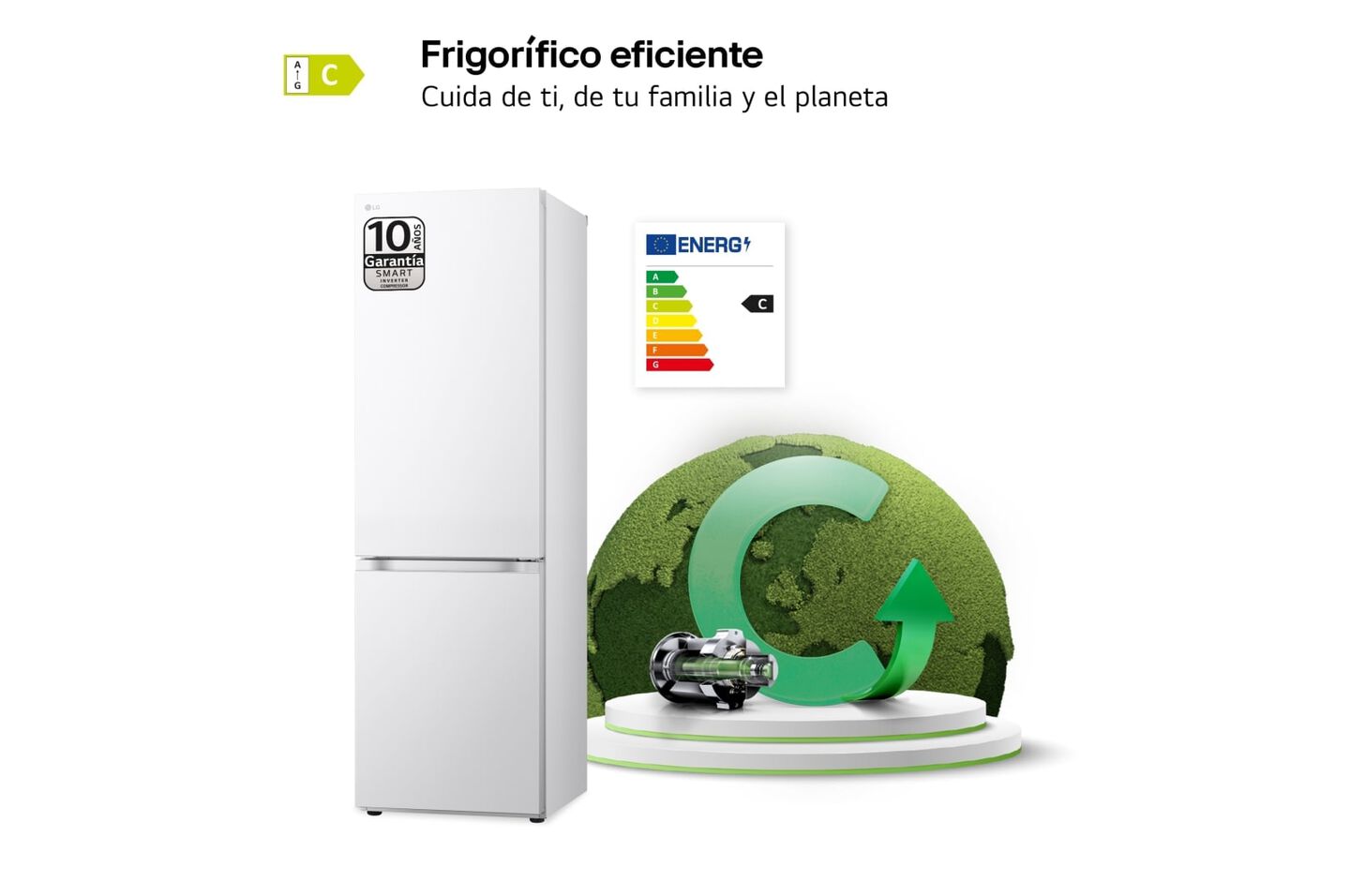LG GBV3100CSW.ASWQEUZ, una cumbre de innovaci&oacute;n en tecnolog&iacute;a de refrigeraci&oacute;n.