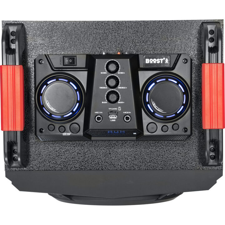 <p>El <strong>BOOST-STUPDJ20</strong> es un potente altavoz activo tipo columna dise&ntilde;ado para animar fiestas, eventos y sesiones de karaoke. Con una <strong>potencia m&aacute;xima de 500 W</strong>, ofrece un sonido potente y equilibrado gracias a su recinto ac&uacute;stico de madera, que proporciona unos graves profundos y una excelente calidad de audio.</p>