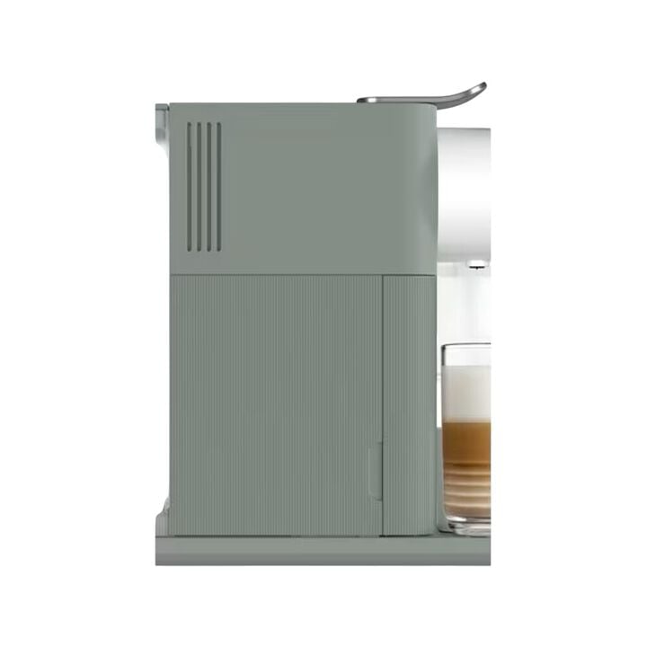 Cafetera de c&aacute;psulas Nespresso De&rsquo;Longhi Lattissima One con 5 recetas con leche de un solo bot&oacute;n. Tiene dep&oacute;sito de agua de 1 L, recipiente de leche compacto apto para lavavajillas, bandeja plegable y apagado autom&aacute;tico.