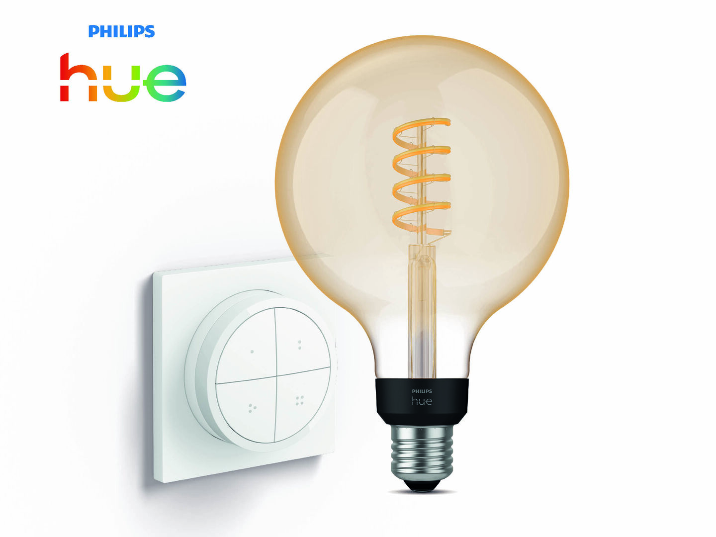 Bombilla Inteligente Filam. blanco E 27 G125+Tap