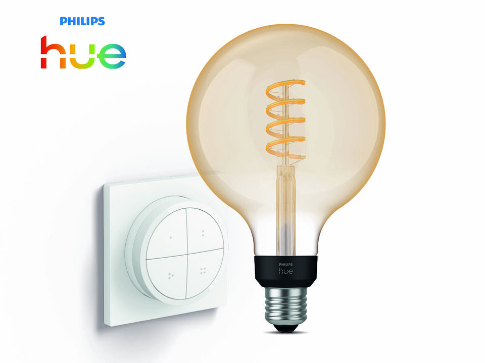 Bombilla Inteligente Filam. blanco E 27 G125+Tap