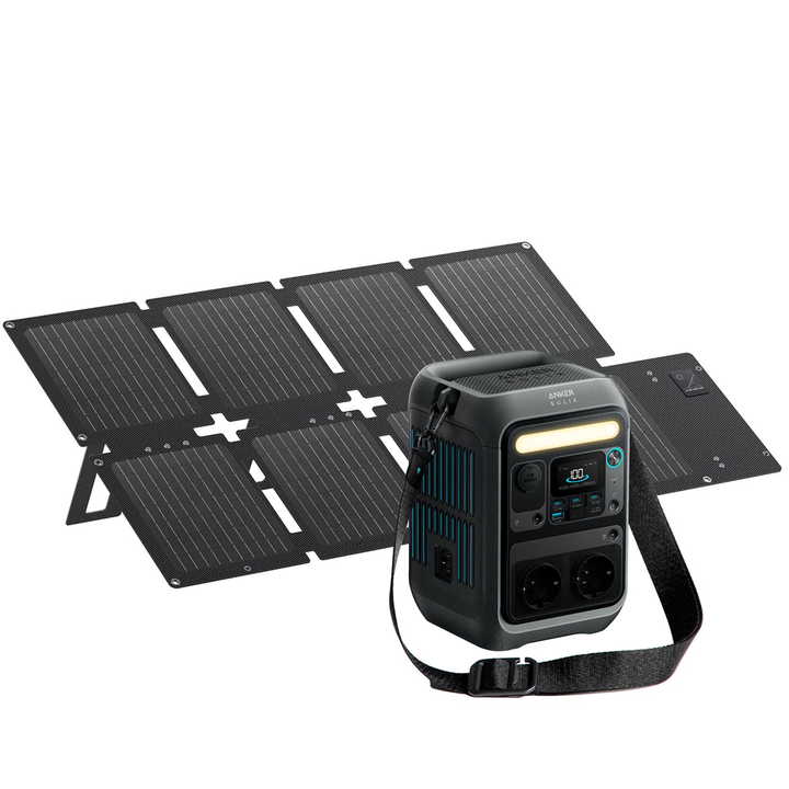 Kit Anker SOLIX C300X + Panel Solar PS60 - Sistema Solar Compacto