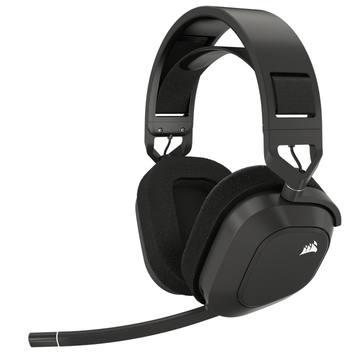 Forje su legado con los auriculares para juegos multiplataforma CORSAIR HS80 MAX. Disfrute de audio real a trav&eacute;s de conexi&oacute;n inal&aacute;mbrica de alta fidelidad de 2,4 GHz y Bluetooth, con Dolby Atmos inmersivo y un micr&oacute;fono omnidireccional de alto rendimiento.