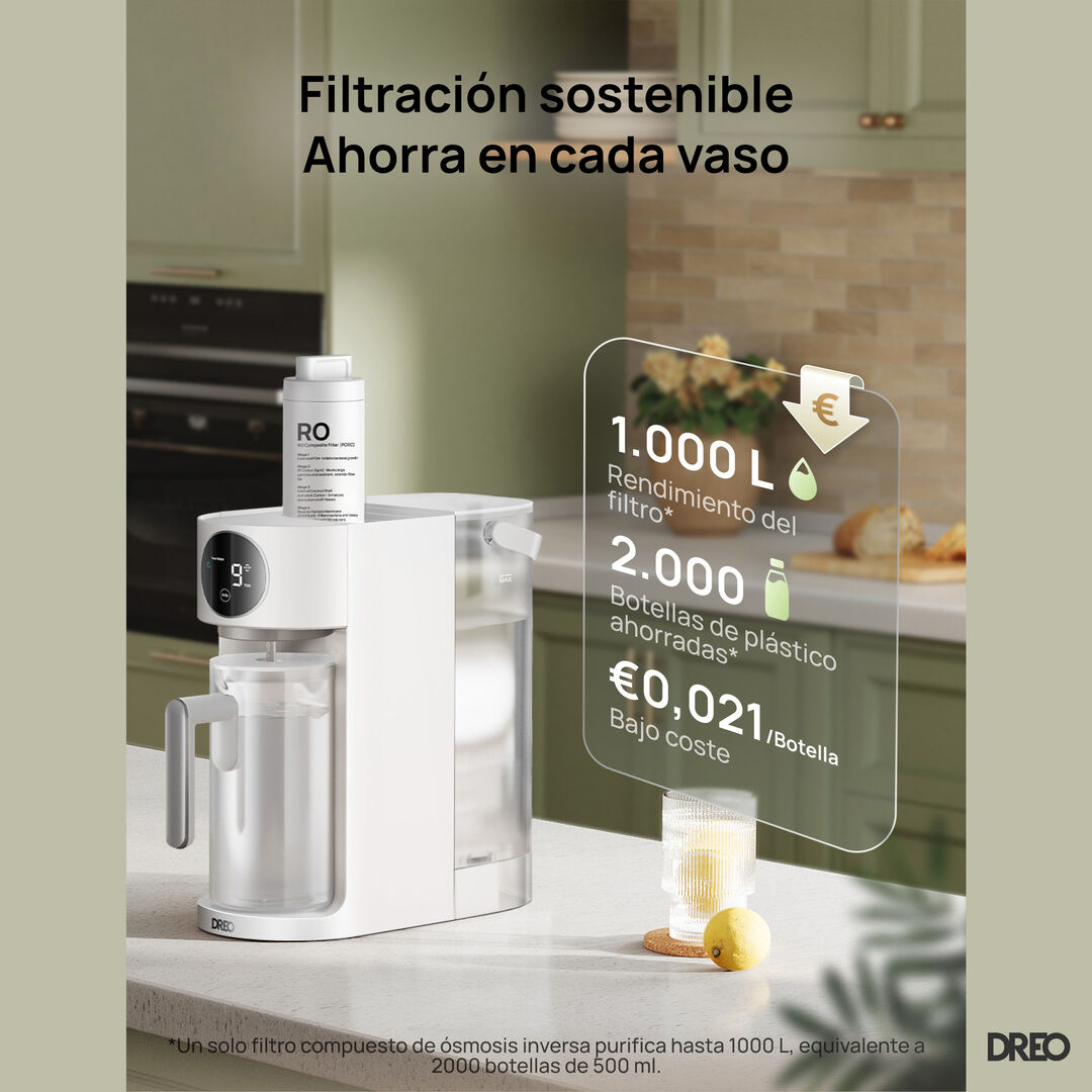 Purificador de agua RO 115 dep&oacute;sito 5L