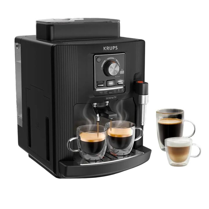 Disfruta de 4 bebidas de caf&eacute; con recetas de espresso, lungo, caf&eacute; de filtro y capuchino, elaboradas con caf&eacute; reci&eacute;n molido. Usa la funci&oacute;n STRONG para obtener un sabor m&aacute;s intenso.

Su manejo es f&aacute;cil e intuitivo, con selecci&oacute;n directa de bebidas y ajustes accesibles mediante una rueda giratoria y botones ergon&oacute;micos.