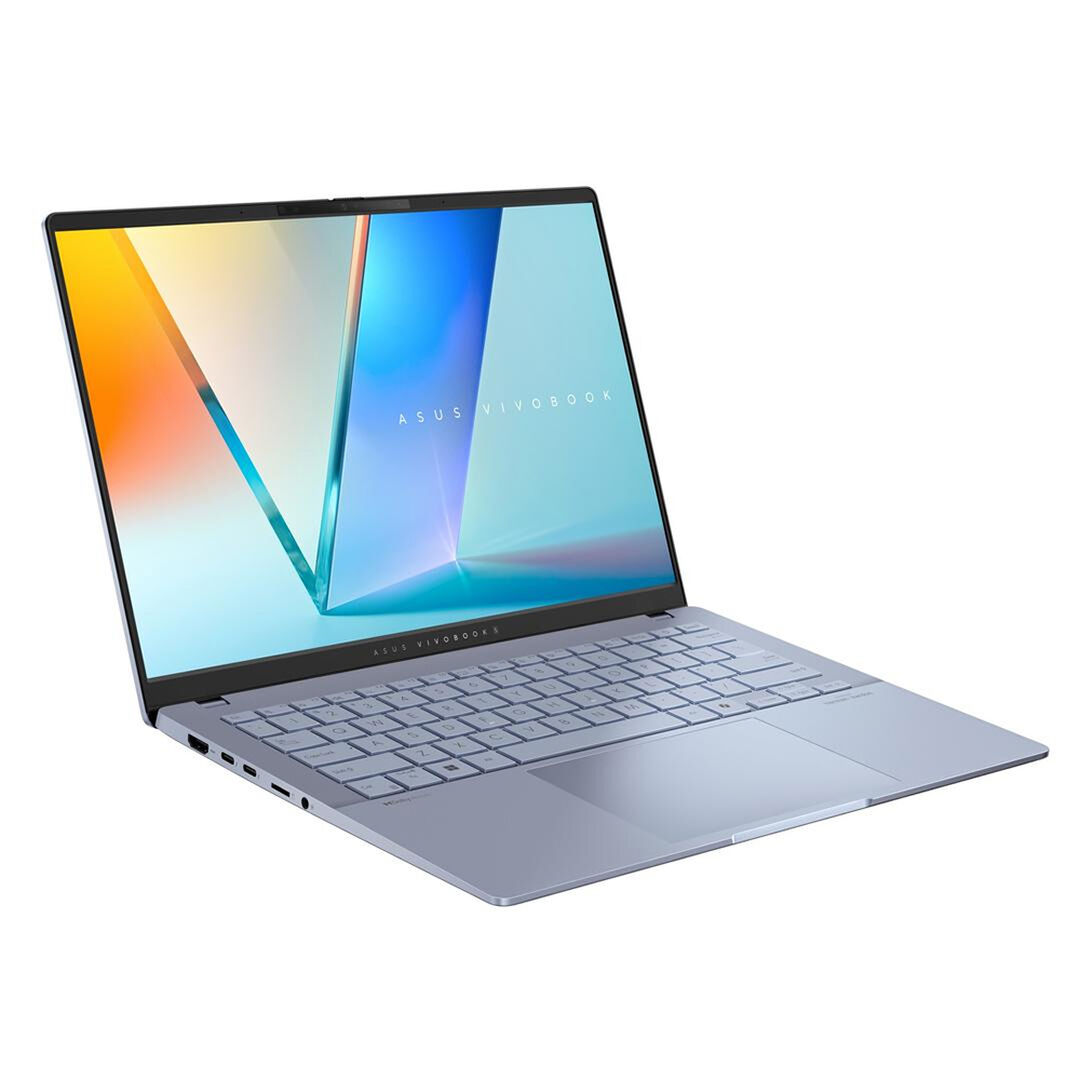 ASUS Vivobook S 14 OLED S5406SA-PP051W Copilot+ PC - Ordenador Port&aacute;til 14" 3K 120Hz (Core Ultra 5 226V, 16GB RAM, 1TB SSD, Arc Graphics 130V, Windows 11 Home) Azul Neblina - Teclado QWERTY espa&ntilde;ol, Intel Core Ultra 5, 35,6 cm (14"), 2880 x 1800 Pixeles, 16 GB, 1 TB, Windows 11 Home