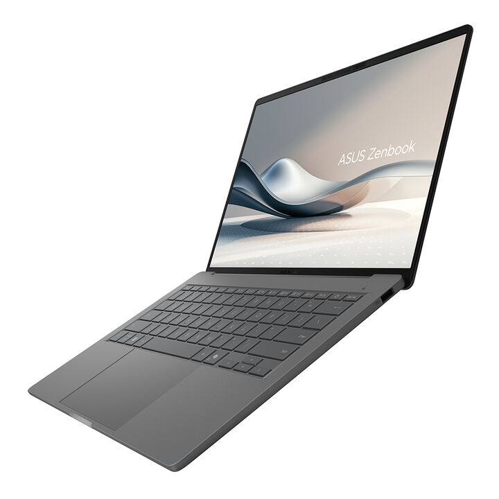 ASUS Zenbook A14 OLED UX3407RA-QD031W Copilot+ PC - Ordenador Port&aacute;til 14" WUXGA (Qualcomm Snapdragon X Elite (X1E-78-100), 32GB RAM, 1TB SSD, Adreno GPU, Win 11 Home) Gris Island&eacute;s - Tec. QWERTY Esp, Qualcomm Snapdragon, 35,6 cm (14"), 1920 x 1200 Pixeles, 32 GB, 1 TB, Windows 11 Home