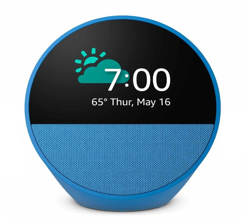 Despertador inteligente con sonido de calidad y Alexa