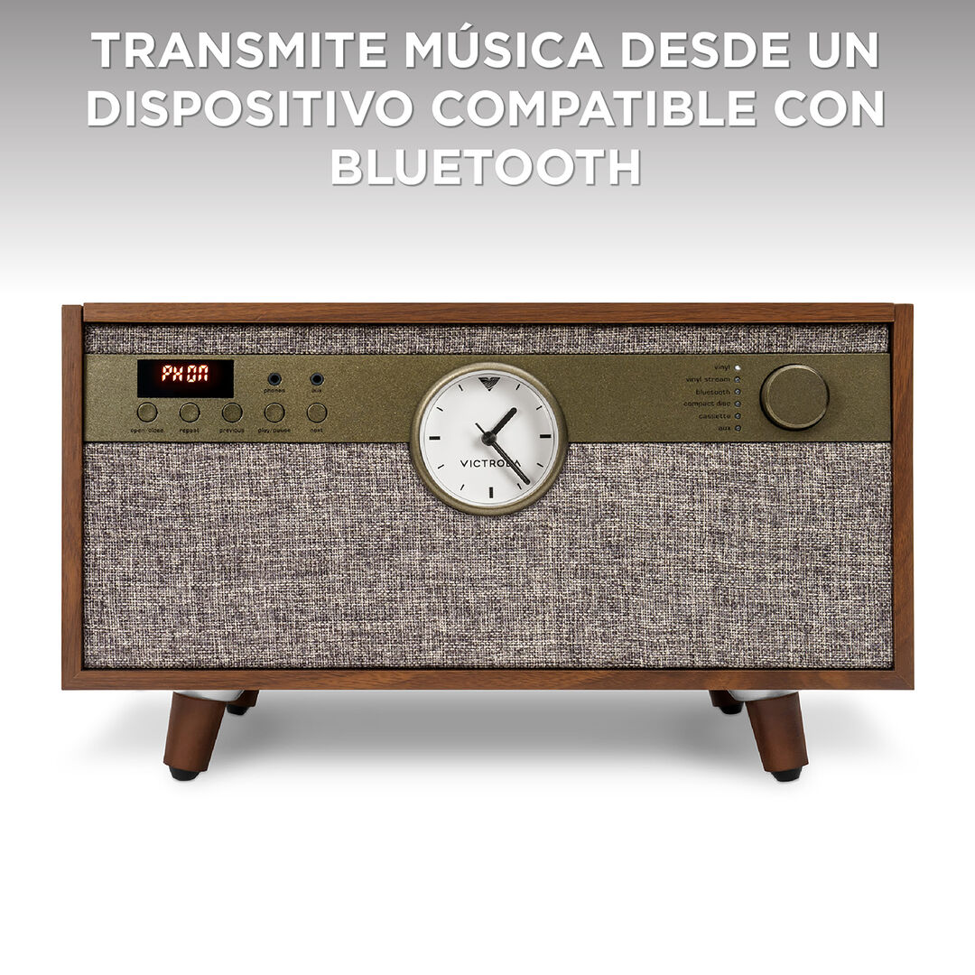 Tocadiscos Century con reloj