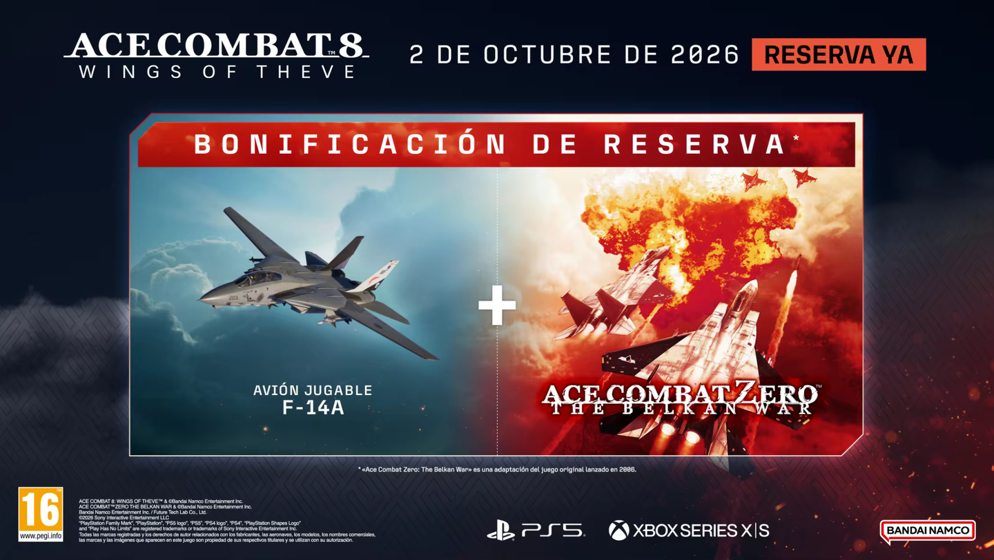 PREVENTA Juego Ace Combat 8: Wings of Theve PS5