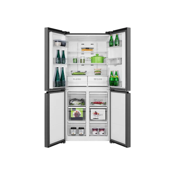 Frigor&iacute;fico Side By Side 186x83,3 4 Puertas No Frost TCL RP466CSE1 Clase E Dark Inox