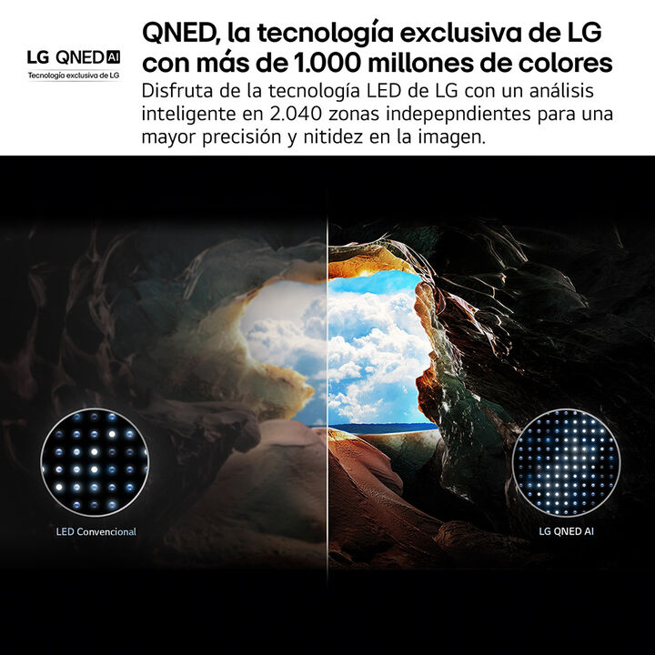 Smart TV LG QNED AI QNED80 50 pulgadas 4K 2025