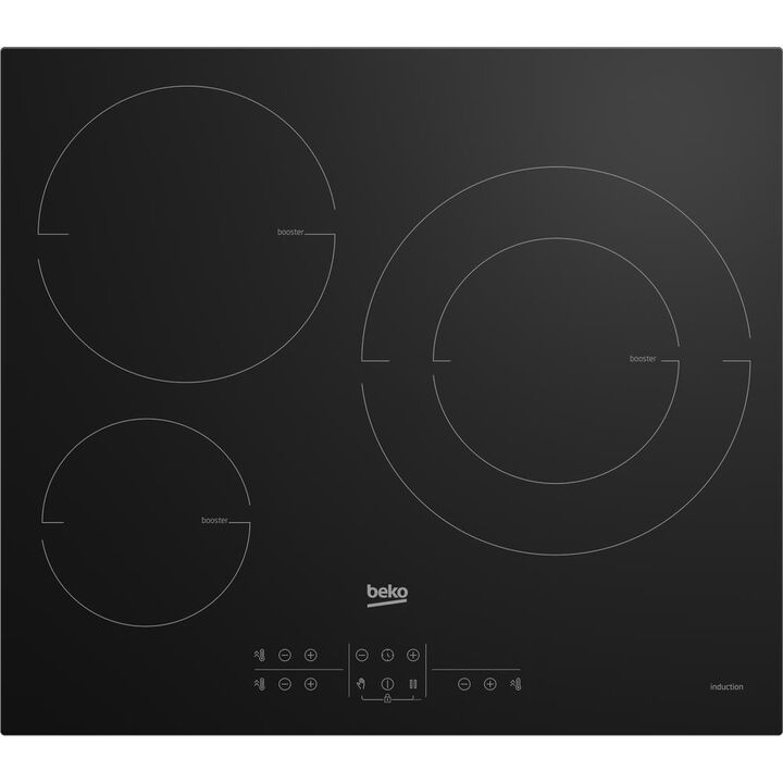 Encimera de inducci&oacute;n 3 zonas con DUO de 28cm. 7200W. Acceso Semi Directo