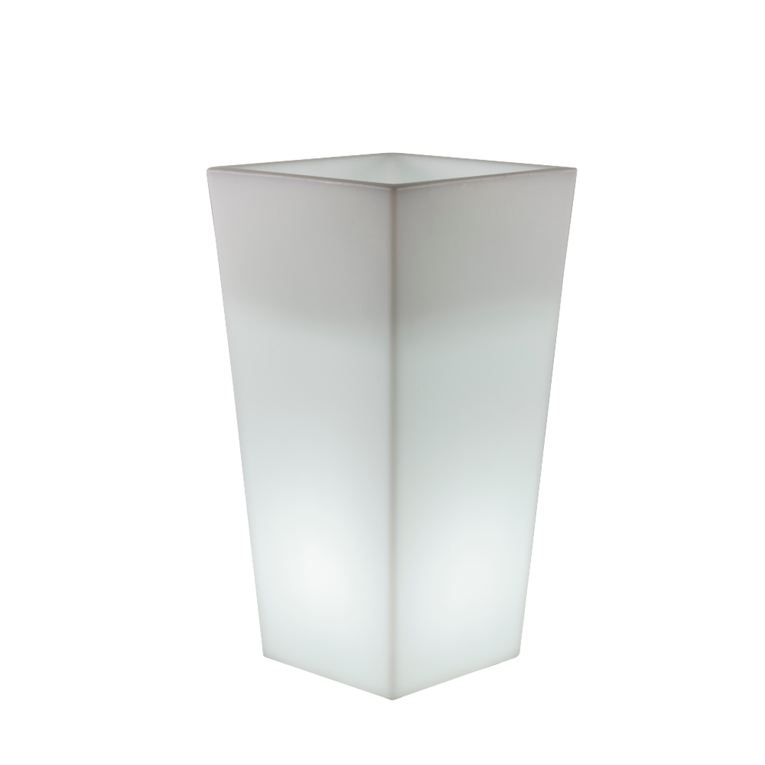 Macetero Melisa 40 Solar & Bater&iacute;a Luz RGBWW