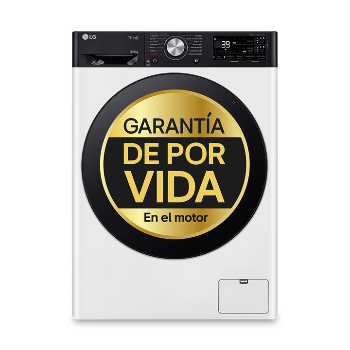 Lava-secadora 10 kg/6 kg con AI DD, TurboWash 360&deg;, autodosificaci&oacute;n y vapor Steam&trade;.