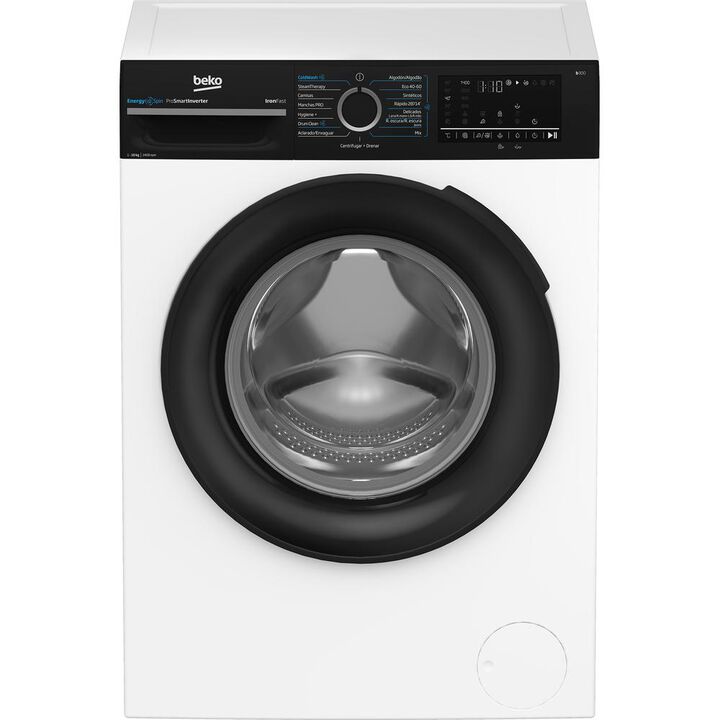 Lavadora 10 kg / 1400 rpm / A / CLASIC ENERGY SPIN / Display Digital / Steamcure con Refrescado/ Iron Fast