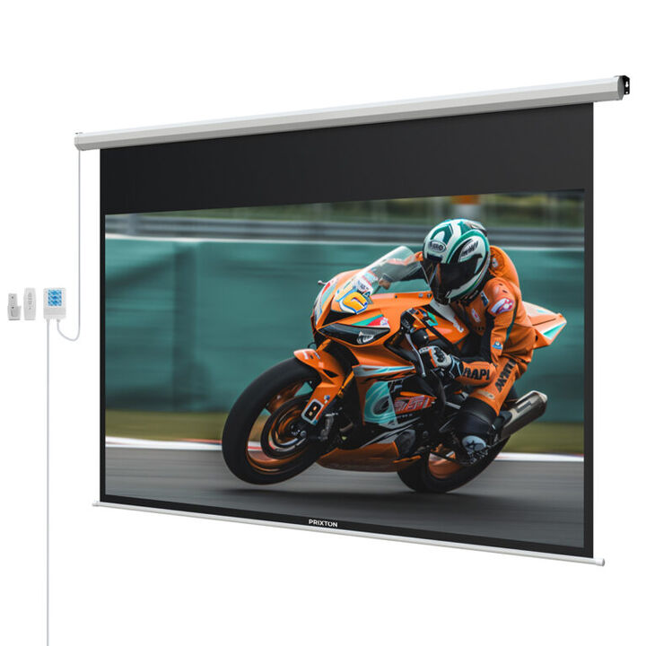 Pantalla de proyecci&oacute;n Cinema Max compuesta por 4 capas que mejoran significativamente el rendimiento visual. La capa protectora resiste a ara&ntilde;azos y es muy f&aacute;cil de limpiar. Le sigue una capa antiluz de reflexi&oacute;n difusa a nivel nanom&eacute;trico, que absorbe la luz de forma natural para lograr una imagen m&aacute;s realista. La tercera capa, de corte o rejilla PBS de alta densidad, mejora la definici&oacute;n de los p&iacute;xeles, ofreciendo una imagen m&aacute;s n&iacute;tida y detallada. Finalmente, la capa ennegrecida, fabricada con grafito supernegro, para evitar la transmisi&oacute;n de la luz y mejorar el contraste