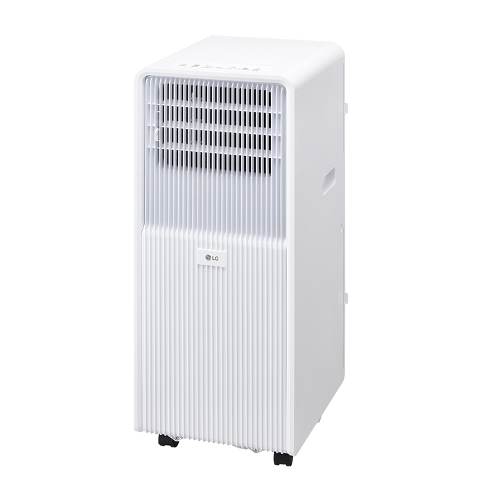 Aire acondicionado port&aacute;til LG TF09TAS, 1000 W, hasta 22 m&sup2;, funcionamiento silencioso desde 51 dB y dise&ntilde;o con ruedas para m&aacute;xima movilidad.