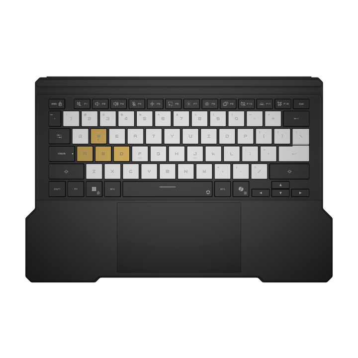 ASUS ROG Flow Z13-KJP GZ302EAC-RU178W - Ordenador Port&aacute;til Gaming de 13.4" WQXGA 180Hz (AMD Ryzen AI Max+ 395, 128GB RAM, 1TB SSD, Radeon 8060S, Windows 11 Home) Oro Decennium - Teclado QWERTY espa&ntilde;ol