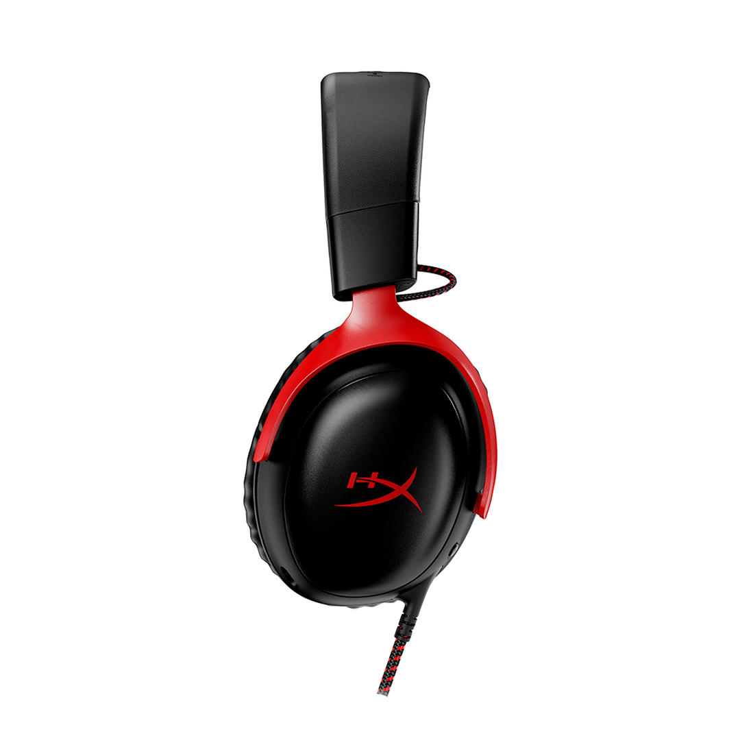 <p>HyperX Cloud III - Auriculares gaming (negro-rojo).Los HyperX Cloud III son la evoluci&oacute;n de nuestros legendarios Cloud II, que son reconocidos por su confort, calidad de sonido y durabilidad. Con la espuma viscoel&aacute;stica de calidad caracter&iacute;stica de HyperX en las almohadillas de la diadema y de las orejas, ofrece un ajuste c&oacute;modo perfecto para largas sesiones de juego. Tambi&eacute;n cuenta con unos nuevos transductores angulares recalibrados de 53 mm para una experiencia de escucha &oacute;ptima. El micr&oacute;fono mejorado de 10 mm captura con gran claridad las conversaciones dentro del juego y las llamadas. Los sencillos controles del casco de los auriculares te ofrecen un acceso r&aacute;pido y directo para silenciar el micr&oacute;fono o ajustar el volumen. El indicador LED de silencio del micr&oacute;fono muestra claramente si tienes el micr&oacute;fono silenciado. Compatibles con PC, PS5, PS4, Xbox Series X|S, Xbox One, Nintendo Switch, Mac y dispositivos m&oacute;viles. Disfruta de una comodidad y un sonido inigualables en tus plataformas favoritas.</p>