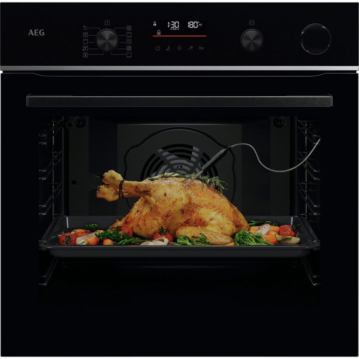 Horno pirol&iacute;tico de vapor Serie 6000 SenseCook con SteamCrisp y Display LED Explore con WiFi, de 72 litros, 9 funciones + 45 programas autom&aacute;ticos, sonda t&eacute;rmica