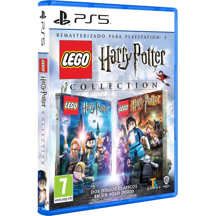 LEGO HARRY POTTER COLLECTION PS5 JUEGO F&Iacute;SICO PARA PLAYSTATION 5 VERSI&Oacute;N ESPA&Ntilde;OLA GARANT&Iacute;A EUROPEA EU WARRANTY

Desde el dormitorio bajo la escalera en el n&uacute;mero cuatro de Privet Drive hasta la batalla final contra &ldquo;el-que-no-debe-ser-nombrado&rdquo; en Hogwarts, regresa al mundo m&aacute;gico creado por J. K. Rowling desde una perspectiva diferente con Lego Harry Potter para PlayStation 5 y Xbox Series X, una remasterizaci&oacute;n para nueva generaci&oacute;n que incluye los juegos Lego Harry Potter A&ntilde;os 1-4 y Lego Harry Potter A&ntilde;os 5-7 con gr&aacute;ficos, escenarios, efectos visuales e iluminaci&oacute;n completamente mejorados. Adem&aacute;s, esta edici&oacute;n definitiva para las nuevas consolas incluye un pack extra de diez personajes y un pack de cinco hechizos que te permitir&aacute;n transferir a tus personajes en cosas poco convencionales como patos o calabazas.

Aprende hechizos cl&aacute;sicos mientras asistes a clases y exploras todo el Colegio Hogwarts de Magia y Hechicer&iacute;a, as&iacute; como sus alrededores, y visita los escenarios m&aacute;s emblem&aacute;ticos de Harry Potter como el Callej&oacute;n Diagon, el Ministerio de Magia o el Valle de Godric mientras consigues montones de ladrillos dorados en niveles que mezclan plataformas cl&aacute;sicas con puzles y construcciones de LEGO.

S&uacute;bete al Hogwarts Express y repasa los acontecimientos de los cuatro primeros a&ntilde;os en La Piedra Filosofal, La C&aacute;mara Secreta, El Prisionero de Azkaban y el C&aacute;liz de Fuego con el humor cl&aacute;sico de los videojuegos de LEGO y contin&uacute;a hasta el &eacute;pico cierre de la saga en los tres &uacute;ltimos a&ntilde;os con La Orden del F&eacute;nix, El Misterio del Pr&iacute;ncipe y Las Reliquias de la Muerte Parte 1 y 2. &iexcl;Toda la historia del "ni&ntilde;o que sobrevivi&oacute;" al estilo LEGO!

CARACTER&Iacute;STICAS:
&bull; Resoluci&oacute;n nativa 4K
&bull; Retroalimentaci&oacute;n h&aacute;ptica
&bull; Mapas de sombras de alta resoluci&oacute;n
&bull; Mejora de efectos posteriores
&bull; 60fps
&bull; Incluye todos los DLCs anteriores.