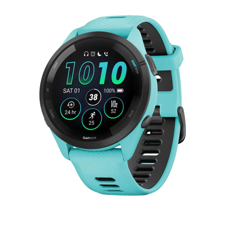 El Garmin Forerunner 265 es un smartwatch de running y fitness que, gracias a sus m&uacute;ltiples funciones deportivas y de seguimiento de la actividad, se puede usar para monitorizar tu estado f&iacute;sico mientras realizas muchos otros deportes. Su pantalla t&aacute;ctil te permitir&aacute; usarlo de forma r&aacute;pida y sencilla mientras practicas entrenas.