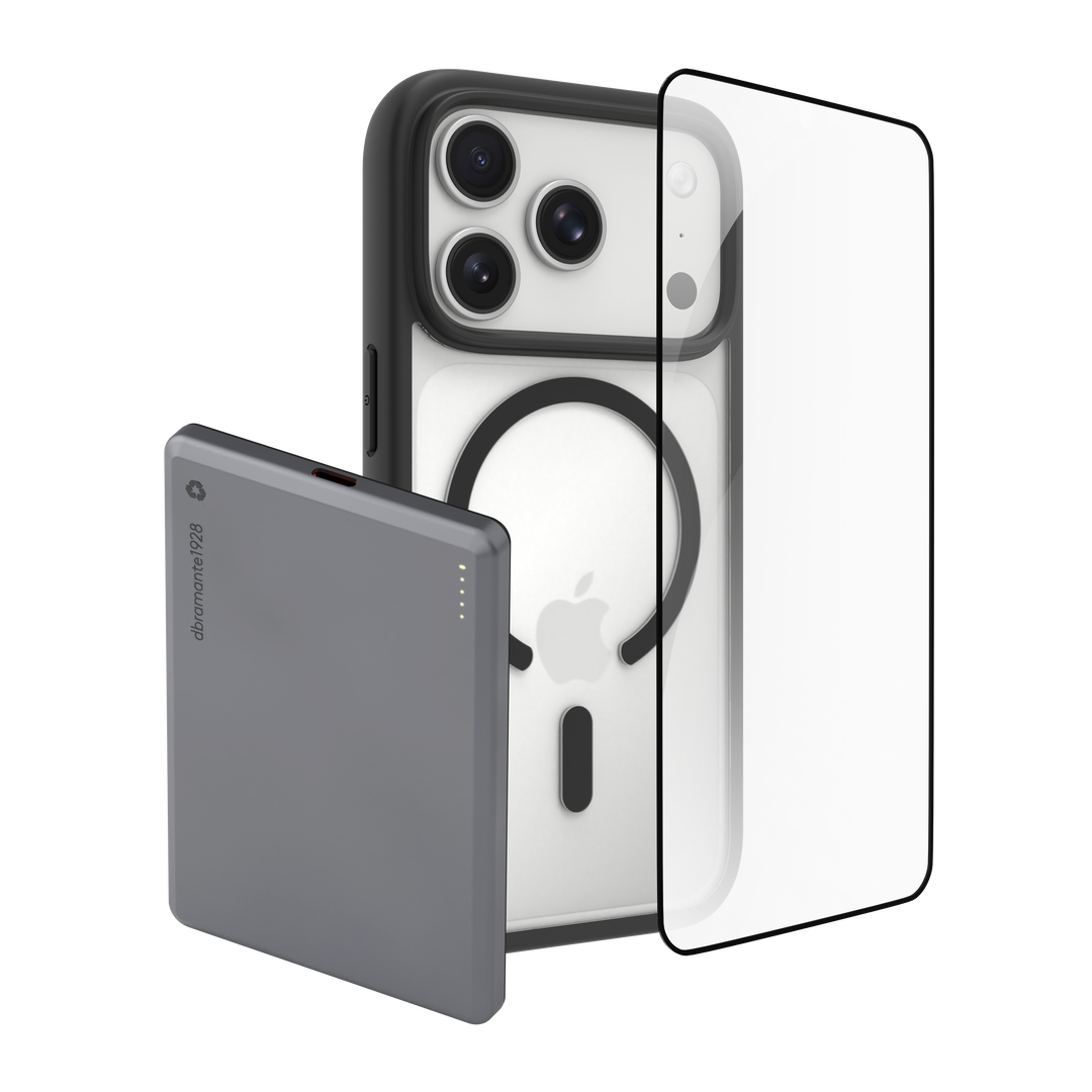 Funda iPhone 17Pro MS+PROTECTOR+PowerBank Wireless