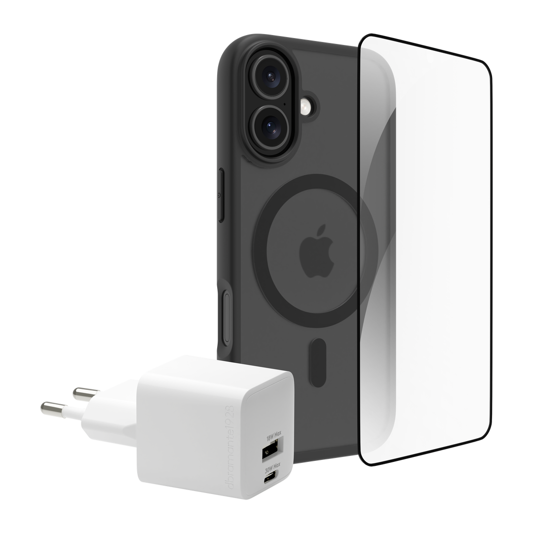 Funda iPhone 17  MS + ECO PROTECTOR+ cargador 30W