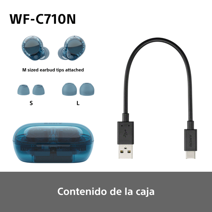 <p>Presentamos los auriculares inalámbricos con Noise Cancelling Sony WF-C710N.</p>