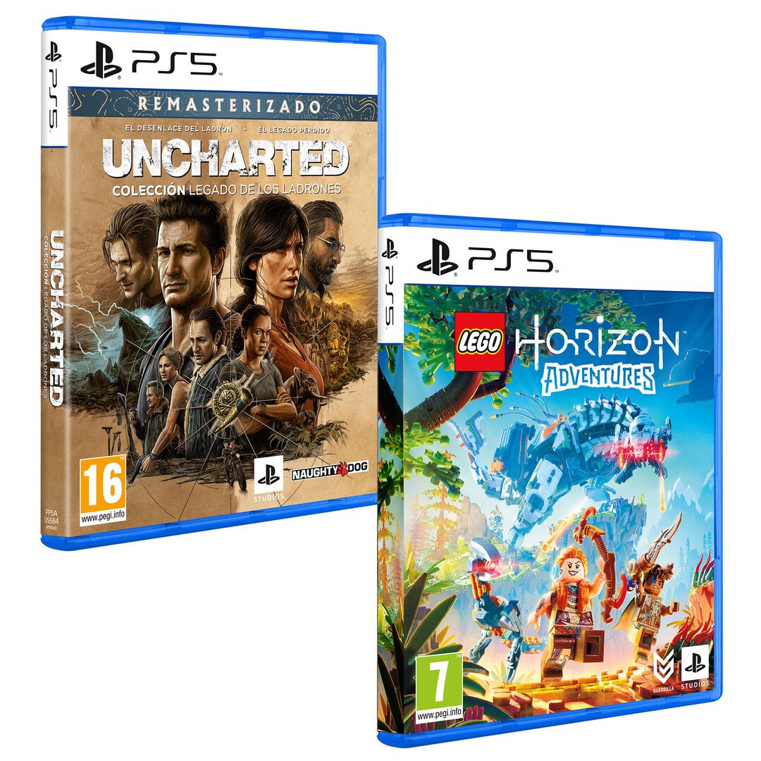 Pack Uncharted+LEGO Horizon Adventures PS5