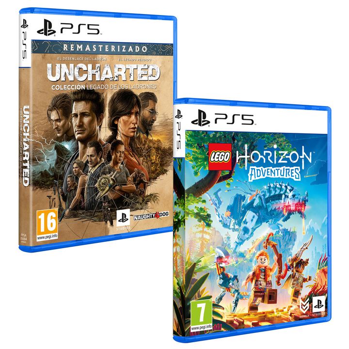 Pack Videojuegos Uncharted: Colecci&oacute;n Legado de los Ladrones PS5 + LEGO Horizon Adventures PS5