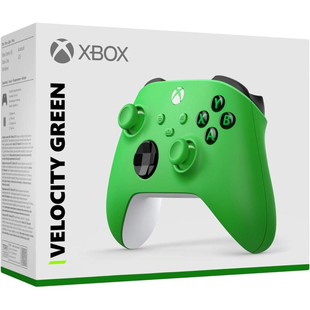Mando XBOX Velocity Green Controller Inal&aacute;mbrico