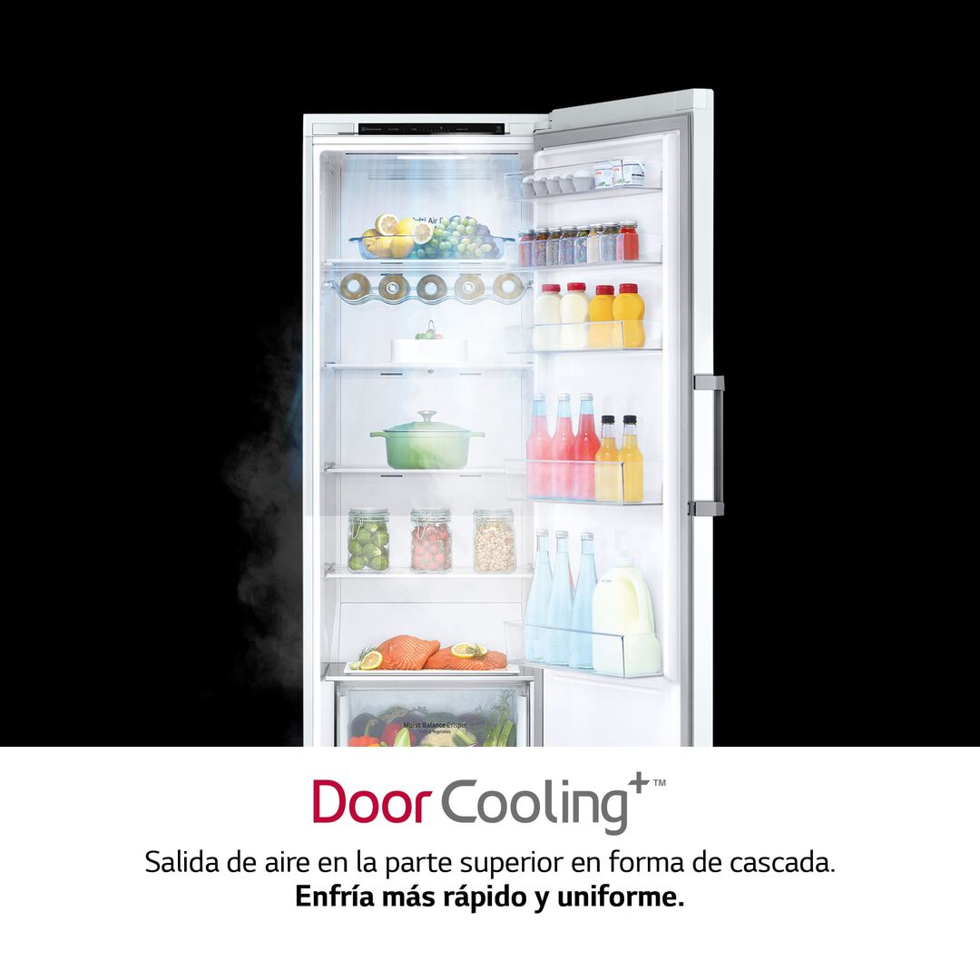 Frigor&iacute;fico 386 L con DoorCooling+, No Frost, compresor con garant&iacute;a de por vida.