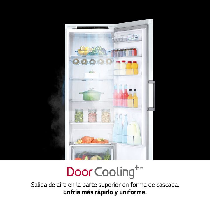 Frigor&iacute;fico 386 L con DoorCooling+, No Frost, compresor con garant&iacute;a de por vida.