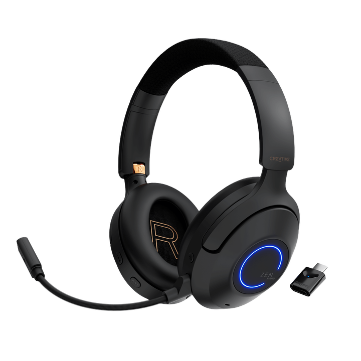 Auriculares inal&aacute;mbricos supra aurales con Bluetooth&reg; audio LE
Transmisor BT-L3 de Audio LE Bluetooth&reg; y micr&oacute;fono Boom