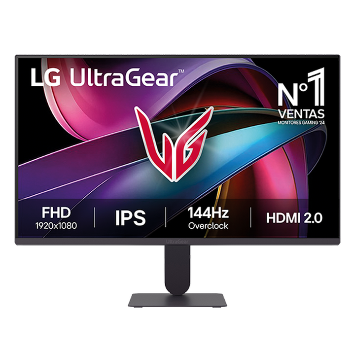 Monitor LG UltraGear G4 de 24" FHD IPS con 144Hz (O/C) y NVIDIA G-SYNC Compatible