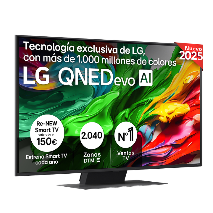 Smart TV LG QNED evo AI QNED86 50 pulgadas MiniLED 4K 2025