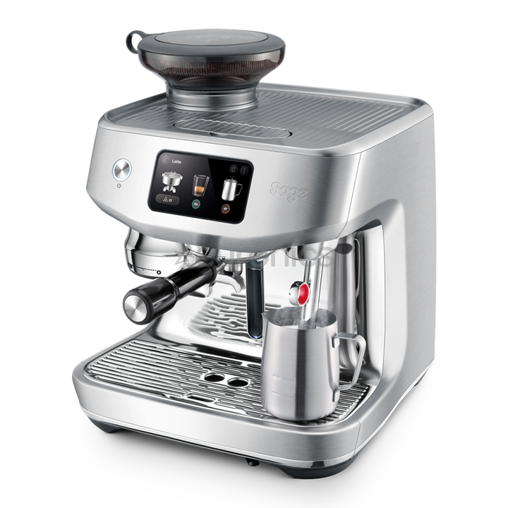 Permite preparar caf&eacute; en modo autom&aacute;tico o manual; con la pantalla t&aacute;ctil, lo haces en tres pasos: moler, infusionar y a&ntilde;adir leche.