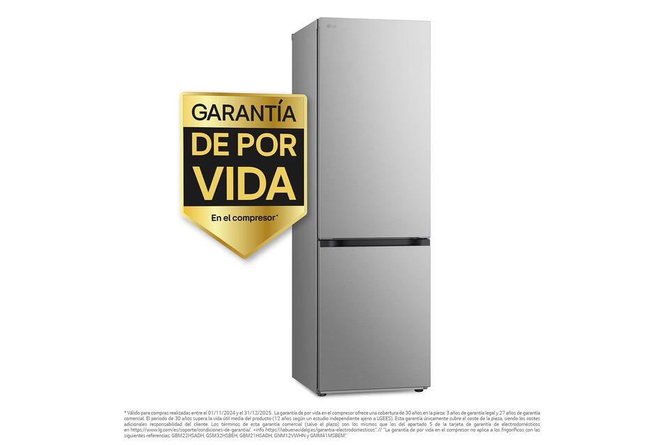 Descubre el frigorífico LG GBV3100EPY, un electrodoméstico diseñado para satisfacer tus necesidades de refrigeración de manera eficiente y elegante.