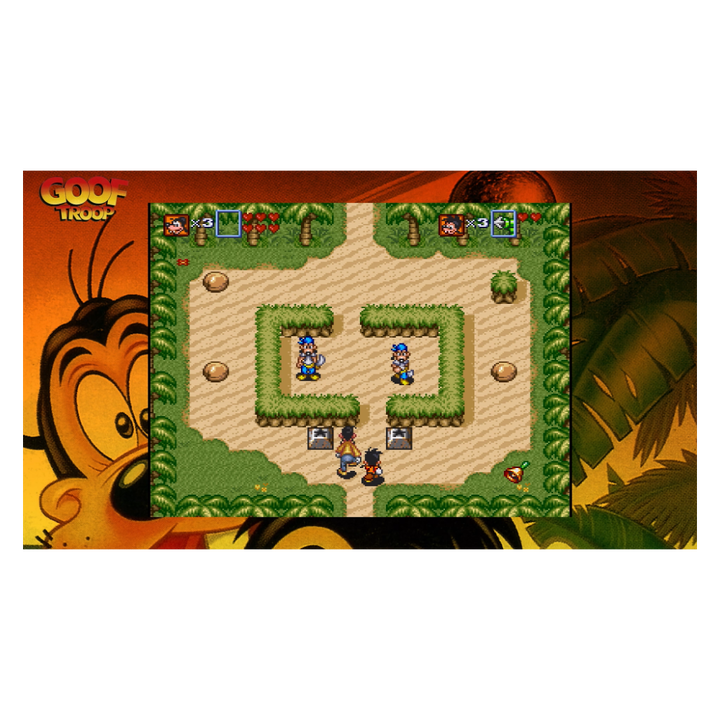 THE DISNEY AFTERNOON COLLECTION SWITCH2 JUEGO F&Iacute;SICO PARA NINTENDO SWITCH 2 VERSI&Oacute;N ESPA&Ntilde;OLA GARANT&Iacute;A EUROPEA EUROPEAN WARRANTY

&iquest;Sientes la emoci&oacute;n? Viaja de nuevo a los a&ntilde;os 90 con tus personajes favoritos de los programas de Disney Afternoon en esta colecci&oacute;n de juegos retro de Disney para NES y SNES, ahora disponible en Nintendo Switch y Switch 2. Esta actualizaci&oacute;n exclusiva para Switch de la colecci&oacute;n original de 2017 a&ntilde;ade dos nuevos juegos &ndash; Bonkers y Goof Troop &ndash; a la selecci&oacute;n, para un total de ocho juegos, incluyendo DuckTales 1 & 2, Chip &lsquo;n Dale: Rescue Rangers 1 & 2, TaleSpin y Darkwing Duck. Es la primera vez que Goof Troop y Bonkers se reeditan en cualquier parte.

 

La colecci&oacute;n incluye mejoras que facilitan la jugabilidad de los juegos originales y varias funciones adicionales. La funci&oacute;n REWIND te permite corregir saltos fallidos y otros errores. SAVE te permite marcar tu progreso. Puedes poner a prueba tus habilidades en speedrun en los modos BOSS RUSH y TIME ATTACK, cada uno con clasificaciones online. Y puedes disfrutar de las melod&iacute;as que recuerdas en el MUSIC PLAYER. Luego, entra en el GALLERY MODE para echar un vistazo tras las c&aacute;maras en un fascinante museo virtual curado por los historiadores de Digital Eclipse.

 
Descripci&oacute;n de los juegos:

    BONKERS (SNES): Este exc&eacute;ntrico plataformas est&aacute; lleno de Easter eggs para los fans de Disney. Explora seis niveles de Toontown en busca de objetos desaparecidos: el Sombrero del Mago, la Voz de la Sirena y la L&aacute;mpara M&aacute;gica.

  

    GOOF TROOP (SNES): Una aventura cooperativa familiar protagonizada por el d&uacute;o padre-hijo, Goofy y Max. Resuelve acertijos mientras intentan rescatar a sus amigos de una isla pirata. Goof Troop es uno de los primeros juegos del desarrollador Shinji Mikami (Resident Evil, Dino Crisis).

 

    DUCKTALES (NES) y DUCKTALES 2 (NES): DuckTales para NES (1989) fue uno de los mayores &eacute;xitos de Capcom. Juega como el T&iacute;o Gilito con un bast&oacute;n que tambi&eacute;n funciona como arma y como pogo stick. Los niveles con m&uacute;ltiples caminos est&aacute;n llenos de secretos y sorpresas, adem&aacute;s de contar con una excelente banda sonora. La secuela es igual de divertida.

 

    CHIP &lsquo;N DALE RESCUE RANGERS (NES) y CHIP &lsquo;N DALE RESCUE RANGERS 2 (NES): Un d&uacute;o de plataformas cooperativas de 8 bits con los adorables detectives ardilla. Trabajad juntos para caminar y saltar a trav&eacute;s de los niveles, recogiendo bellotas, cajas y otros objetos para lanzarlos a vuestros enemigos.

  

    TALESPIN (NES): Un desafiante shoot &rsquo;em up de desplazamiento lateral, en el que vuelas por los cielos como Baloo en su avi&oacute;n, el Seaduck. Usa tus reflejos r&aacute;pidos y tus habilidades de pilotaje para superar la variedad de enemigos y jefes finales.

  

    DARKWING DUCK (NES): Combate el crimen como la mism&iacute;sima amenaza alada, Darkwing Duck, y enfr&eacute;ntate a una variedad de enemigos con tu pistola de gas.

 
Caracter&iacute;sticas:

    La Disney Afternoon Collection incluye ocho joyas de la era de 8 y 16 bits:
        Chip 'n Dale Rescue Rangers
        Chip 'n Dale Rescue Rangers 2
        DuckTales
        DuckTales 2
        Darkwing Duck
        TaleSpin
        Bonkers (*nueva expansi&oacute;n de la colecci&oacute;n*)
        Goof Troop (*nueva expansi&oacute;n de la colecci&oacute;n*)

 

    La edici&oacute;n f&iacute;sica incluye un verdadero tesoro de objetos f&iacute;sicos exclusivos: &iexcl;8 discos y 3 tarjetas coleccionables, y 2 l&aacute;minas de pegatinas!

 
&copy; 2017 Disney. &copy;CAPCOM U.S.A., INC. 2017 ALL RIGHTS RESERVED.