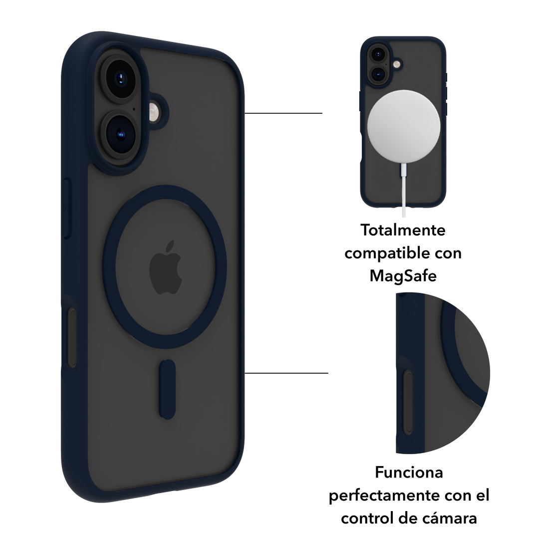 Funda iPhone 16 MS + PROTECTOR+ PowerBank Wireles