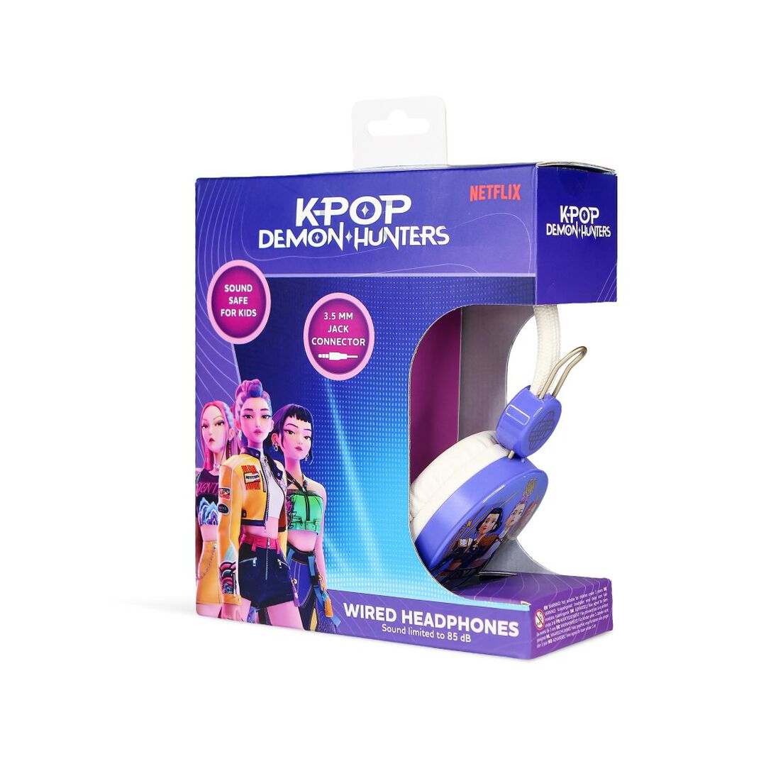 Auriculares Infantiles K-Pop Demon Hunters Huntrix