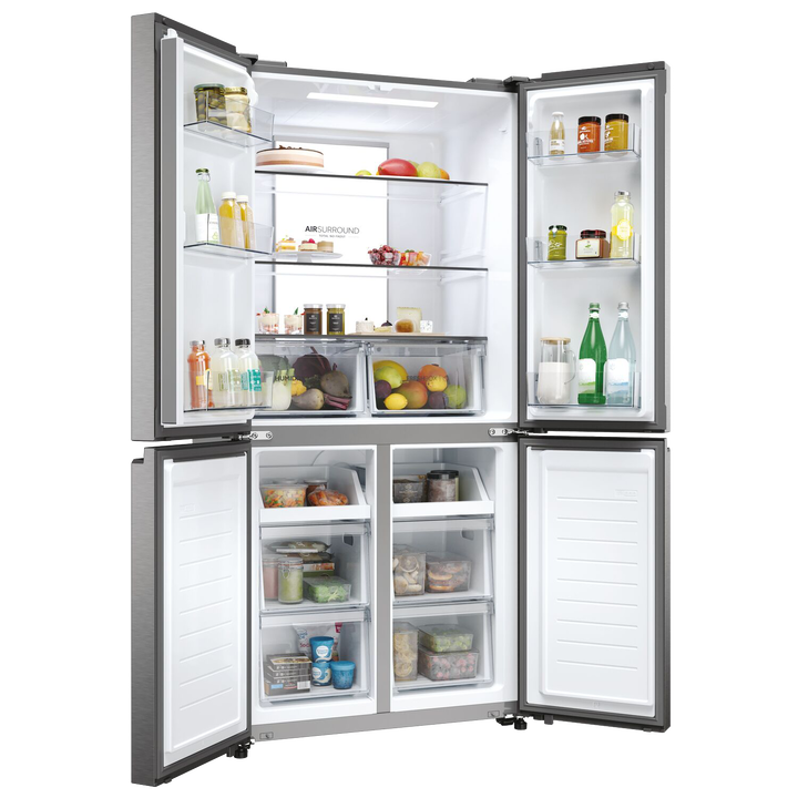 ESPACIO, ORGANIZACI&Oacute;N Y TECNOLOG&Iacute;A AVANZADA PARA TU COCINA.

Este frigor&iacute;fico multidoor de 4 puertas y libre instalaci&oacute;n, combina gran capacidad y conservaci&oacute;n eficiente para mantener tus alimentos en &oacute;ptimas condiciones durante m&aacute;s tiempo. Su dise&ntilde;o y su distribuci&oacute;n interior facilitan la organizaci&oacute;n diaria, mientras que su tecnolog&iacute;a avanzada optimiza el rendimiento energ&eacute;tico y la frescura.