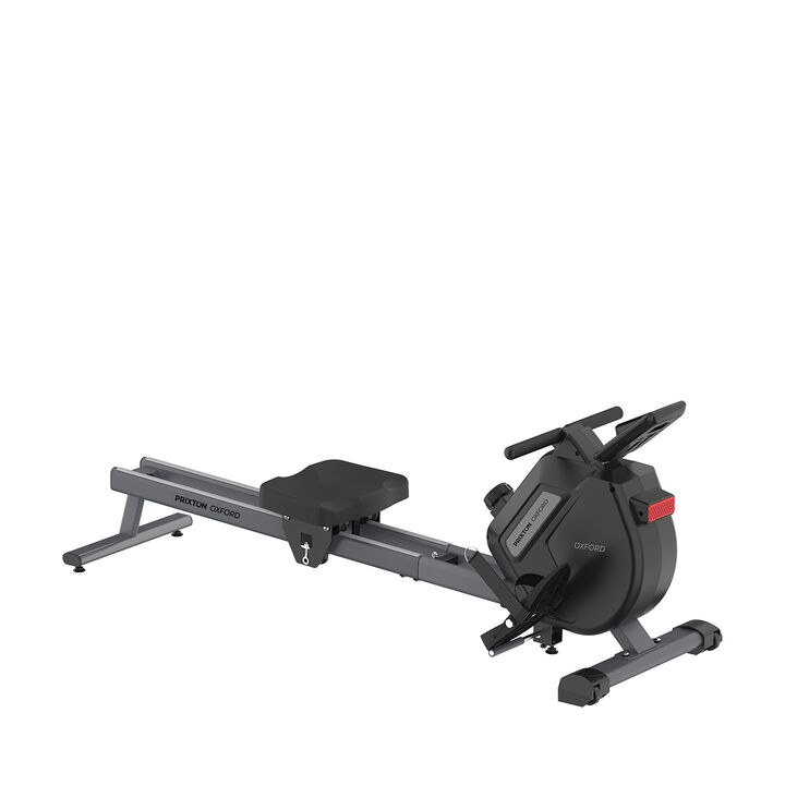 La m&aacute;quina de remo Oxford se adapta a las condiciones f&iacute;sicas de cada usuario permitiendo regular la intensidad del entrenamiento. Posee 16 niveles de resistencia y un volante de inercia magn&eacute;tico de 3 kg, con el que podr&aacute;s ejercitarte sin tener que salir de casa.