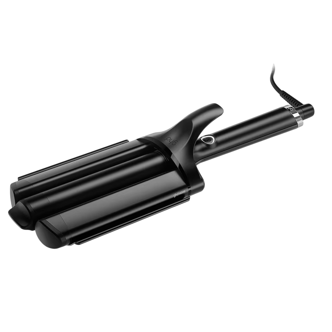 Rizador de pelo con tenacilla triple