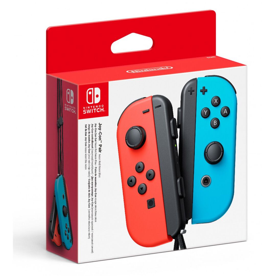 Mando Joy-Con (Set izda/dcha) Color Azul/Rojo Neon