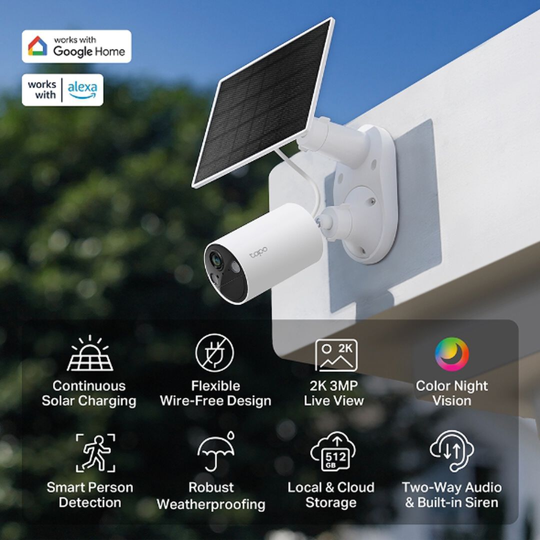 C&aacute;mara de Vigilancia Wi-Fi Solar TC82KIT