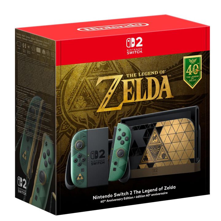 PREVENTA CONSOLA NINTENDO SWITCH 2 EDICI&Oacute;N ZELDA 40 ANIVERSARIO VERSI&Oacute;N ESPA&Ntilde;OLA